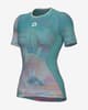 Camiseta interior Alé Paint manga corta verde azulado mujer
