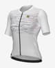 Fietsshirt Alé PR.E Megabyte korte mouwen wit dames