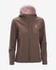 Chaqueta con capucha Altus Decan H30 marrón mujer