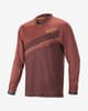 Maillot Alpinestars Alps 8.0 manga larga rojo naranja