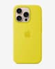 Funda de silicona con MagSafe Apple para iPhone 16 Pro amarillo