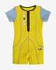 Arena Friends AWT Wetsuit Yellow Grey White Kids