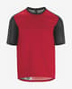 Maillot Assos Trail manga corta rojo negro