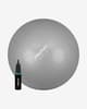 Pelota de pilates Avento 65 cm + Bomba de aire gris