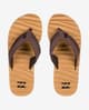 Chanclas Billabong Dunes Impact beige marrón oscuro