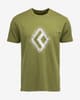 Camiseta Black Diamond Chalked Up 2.0 manga corta verde