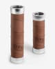 Brooks England Slender Leather Grips 100-130 mm Coffee Brown