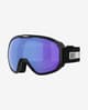 Maschera Bliz Charge OTG nera con lente a specchio blu