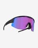 Bliz Matrix Small Glasses Matte Black with Nano Optics Nordic Light Blue Lilac Lenses
