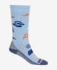 Calze Burton Performance Midweight celeste bambini