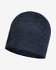 Gorro Buff Midweight Merino Wool Melange Night Blue azul escuro