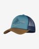 Cappellino Buff Trucker Cap Stone Blue blu marrone