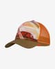 Cappellino Buff Trucker Cap Ayers Camel marrone arancione