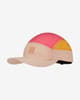 Buff 5 Panel Go Cap Red Beige Yellow