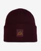 Bonnet Buff Knitted Frint grenat junior