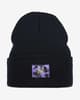 Gorro Buff Bery negro lila infantil