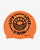 Gorro de silicona BuddySwim LLS2 naranja negro