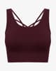 Born Living Yoga Naisha Sport-BH dunkelrot