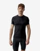 Born Living Yoga Volta Short Sleeve T-Shirt Black Grey