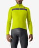 Maillot Castelli Puro 3 manga larga verde lima plata reflectante