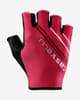 Guantes Castelli Dolcissima 2 rojo apagado negro mujer