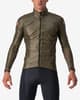 Chaqueta fina cortavientos Castelli Aria Shell marrón musgo
