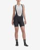 Castelli Prima Bib Shorts Black Hibiscus Red Women