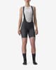 Castelli Prima Bib Shorts Dark Grey Light Orange Women