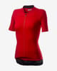 Castelli Anima 3 Short Sleeve Jersey Red Women