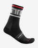 Calcetines Castelli Prologo 15 negro blanco rojo