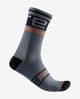 Calcetines Castelli Prologo 15 azul acero negro naranja