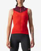 Maillot Castelli Solaris sin mangas rojo violeta mujer