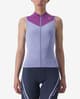 Maillot Castelli Solaris sin mangas lila violeta azulado mujer
