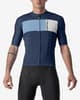 Maillot Castelli Prologo 7 manga corta azul oscuro intenso plata