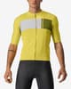 Maillot Castelli Prologo 7 manga corta amarillo claro blanco verde