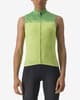 Maillot Castelli Velocissima sin mangas verde lima brillante mujer