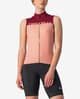 Maillot Castelli Velocissima sin mangas rosa claro lila mujer