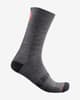 Calcetines Castelli Racing Stripe 18 gris oscuro