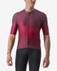 Maillot Castelli Aero Race 6.0 Rosso Corsa manga corta burdeos