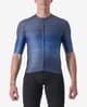 Maillot Castelli Aero Race 6.0 Rosso Corsa manga corta azul intenso