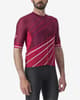 Maillot Castelli Speed Strada manga corta burdeos