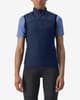 Chaleco cortavientos Castelli Unlimited Puffy azul intenso mujer