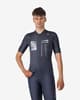 Maillot Castelli Espresso R-A/D manches courtes bleu foncé