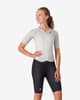 Tritraje Castelli Free San Remo 3 Rosso Corsa manga corta blanco mujer