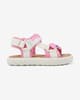 Sandalias Camper Pelotas Flota blanco rosa infantil