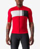 Maillot Castelli Prologo 7 manga corta rojo plata negro