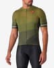 Maillot Castelli Orizzonte manga corta verde oscuro plata