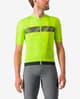 Castelli Unlimited Endurance Kurzarmtrikot limettengrün/dunkelgrau