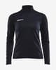 Craft Progress Half Zip Long-Sleeved Top Black Women