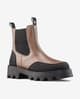 Bottes Cougar Shan en cuir imperméable PrimaLoft pour femme, couleur marron amande.